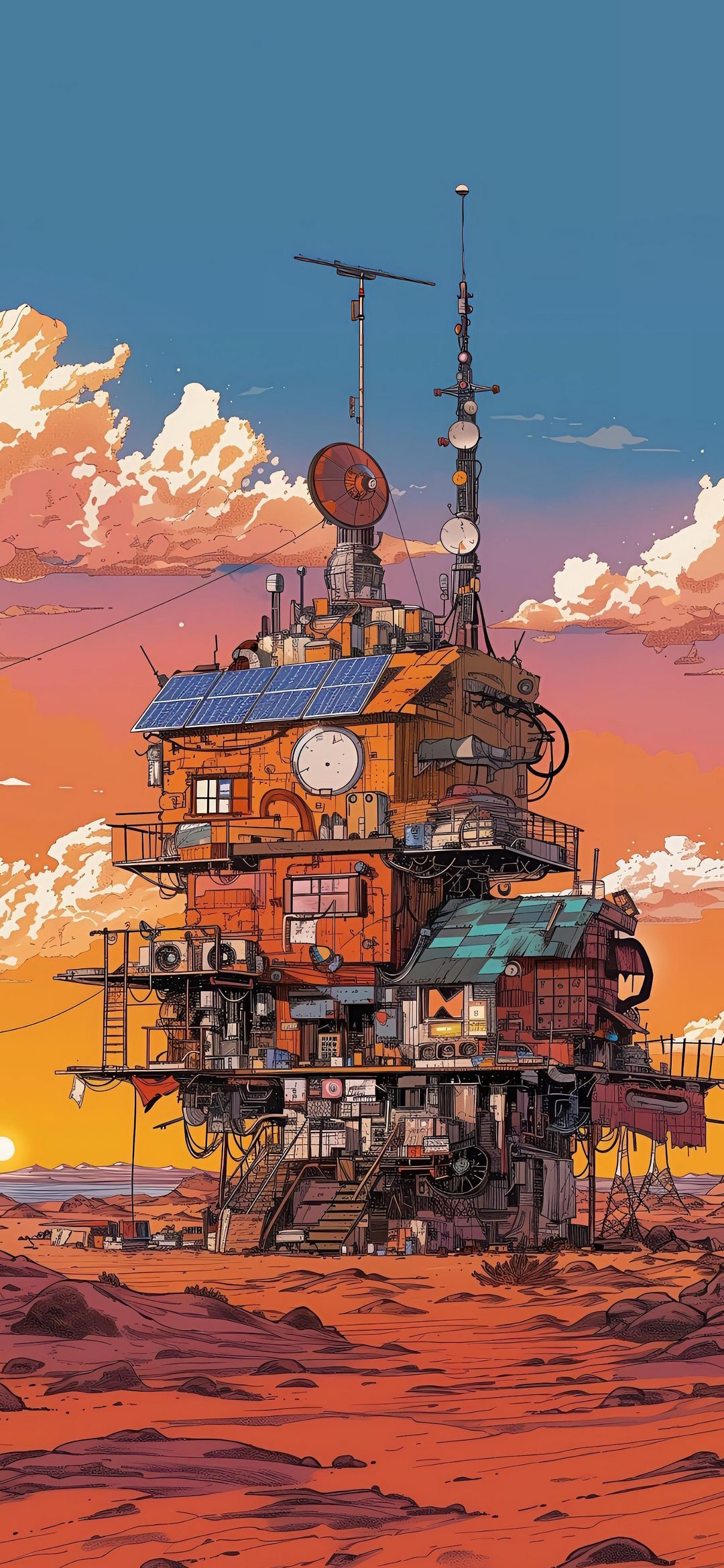 Post-Apocalyptic Tower - art wallpaper for OpersCraft