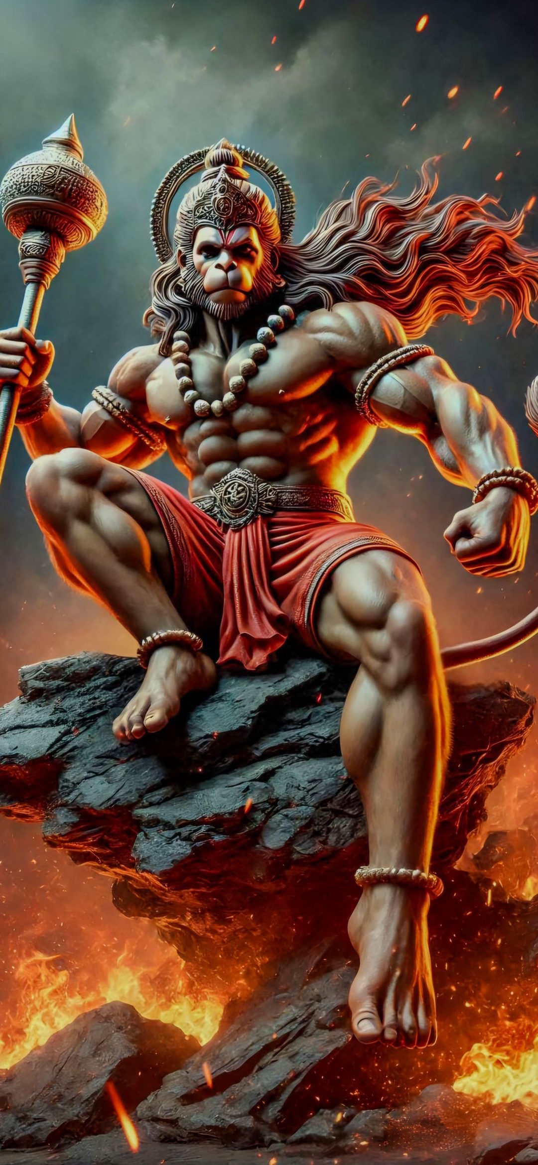 Powerful Hanuman Warrior - superhero wallpaper for OpersCraft
