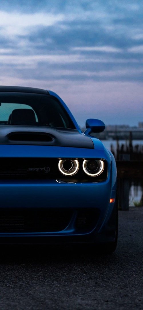 Blue Dodge Challenger SRT - Related OpersCraft wallpaper