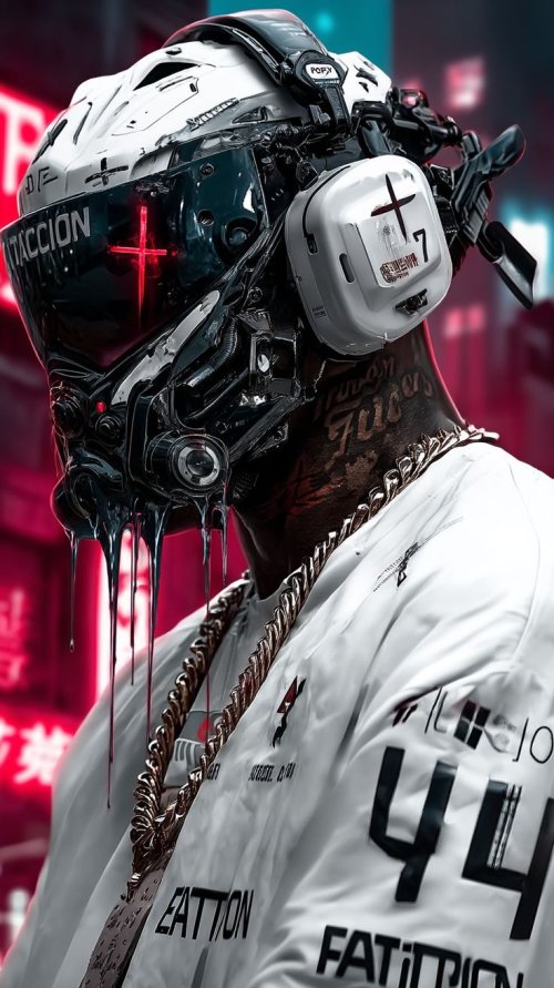 Cyberpunk Streetwear Tech Helmet - Related OpersCraft wallpaper