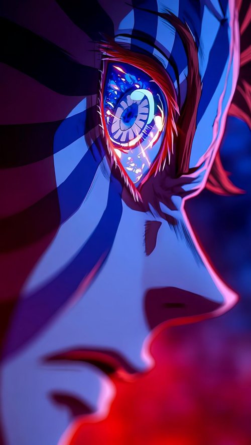 Demon Slayer Eye Close-up - Related OpersCraft wallpaper