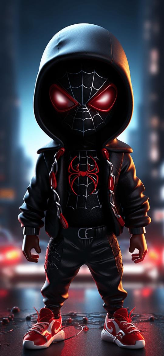 Miles Morales Chibi Style - Related Desktop & Laptop wallpaper