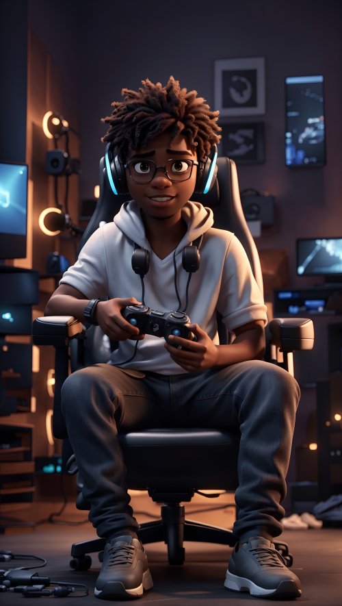 Young Gamer Playing Video - gaming Wallpaper