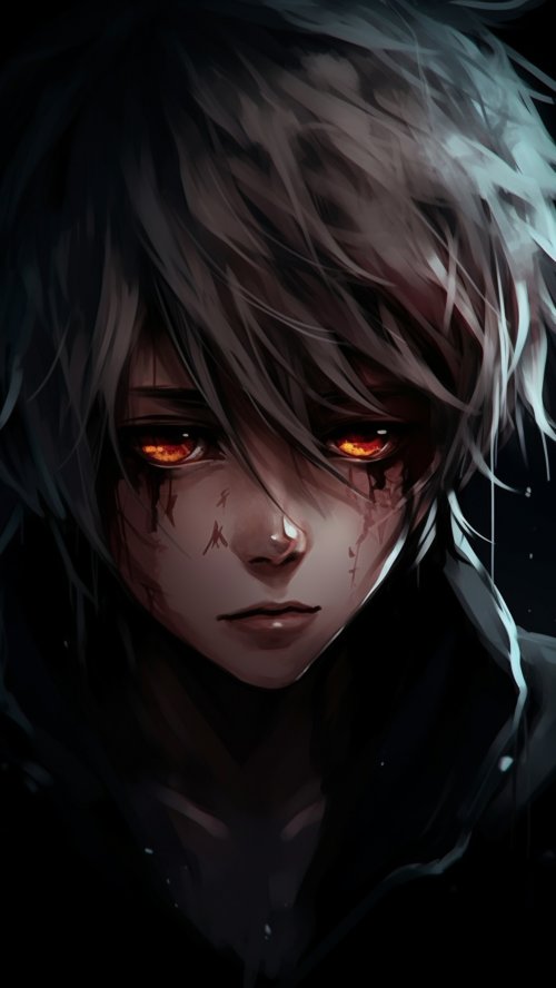 Dark Anime Boy Portrait - Related OpersCraft wallpaper