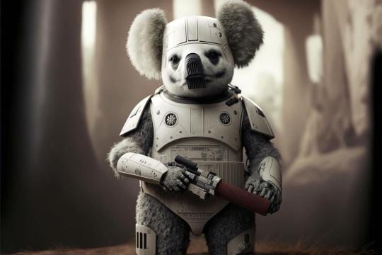 Koala Trooper - animals Wallpaper