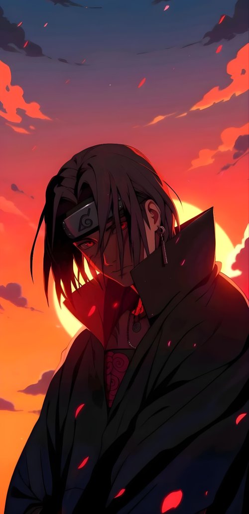 Itachi Uchiha Sunset Portrait - Related OpersCraft wallpaper