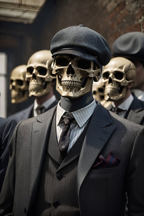 Golden Skull Gangster Suits - skull Wallpaper