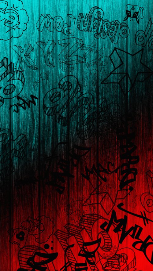 Vibrant Graffiti Doodle Art - graffiti Wallpaper