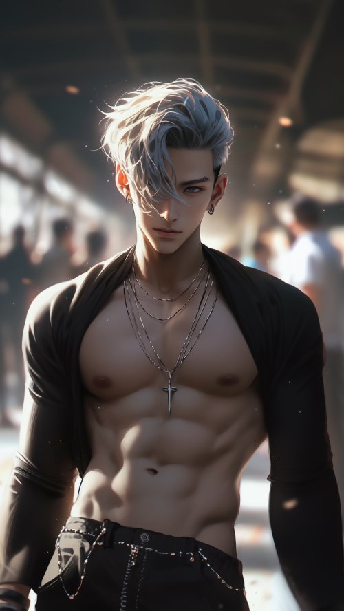 Stylish Anime Boy Portrait - Related OpersCraft wallpaper
