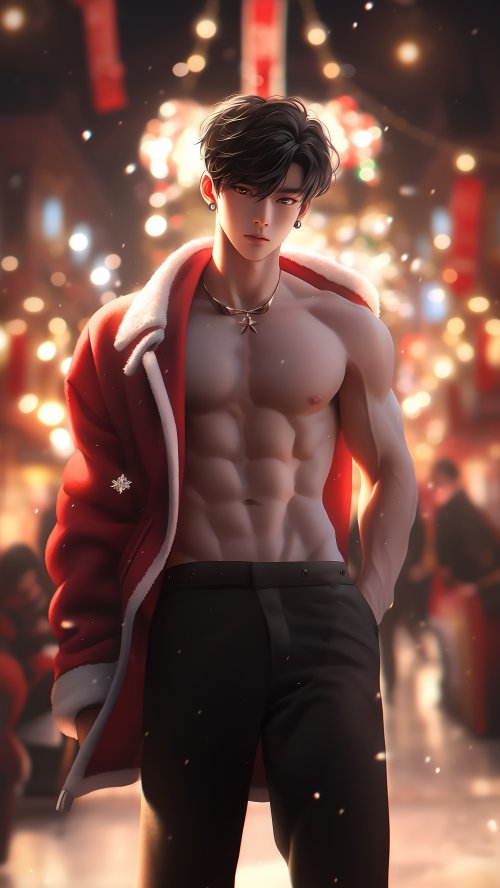 Festive Anime Boy Wallpaper - Related OpersCraft wallpaper