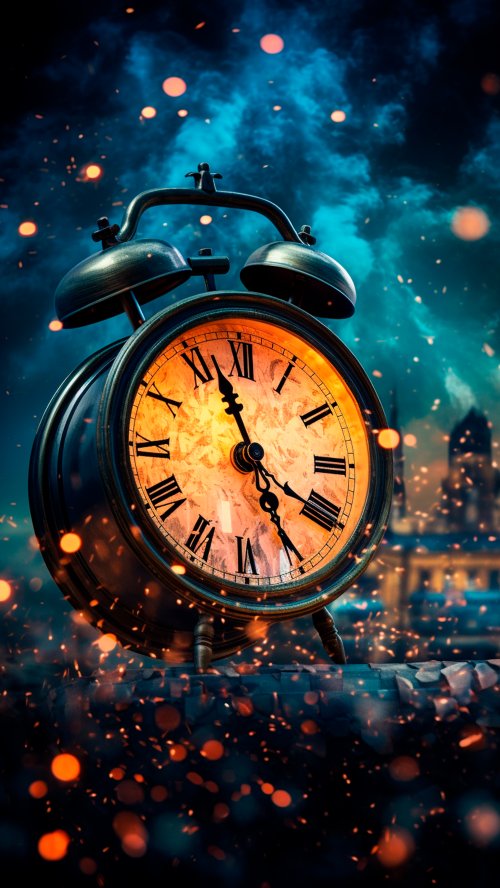 Glowing Vintage Alarm Clock - Related OpersCraft wallpaper