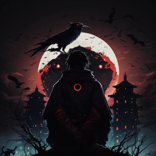 Raven Moon Silhouette - Related OpersCraft wallpaper