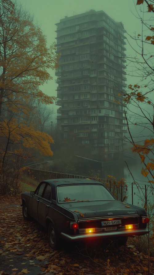 Foggy Autumn Urban Scene - Related OpersCraft wallpaper
