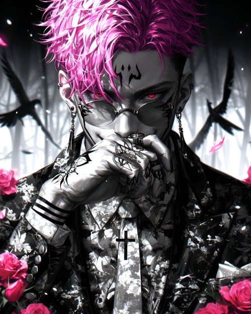 Pink Haired Anime Boy - Related OpersCraft wallpaper