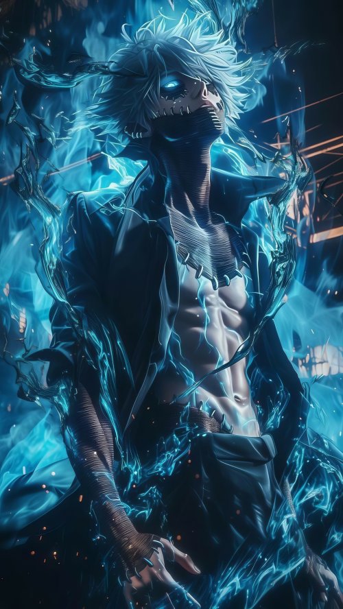 Dabi Blue Fire Aura - Related OpersCraft wallpaper