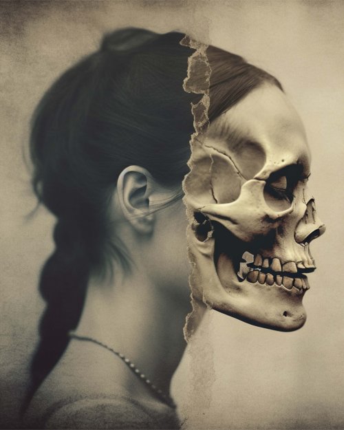 Torn Reality Human Skull - Related OpersCraft wallpaper