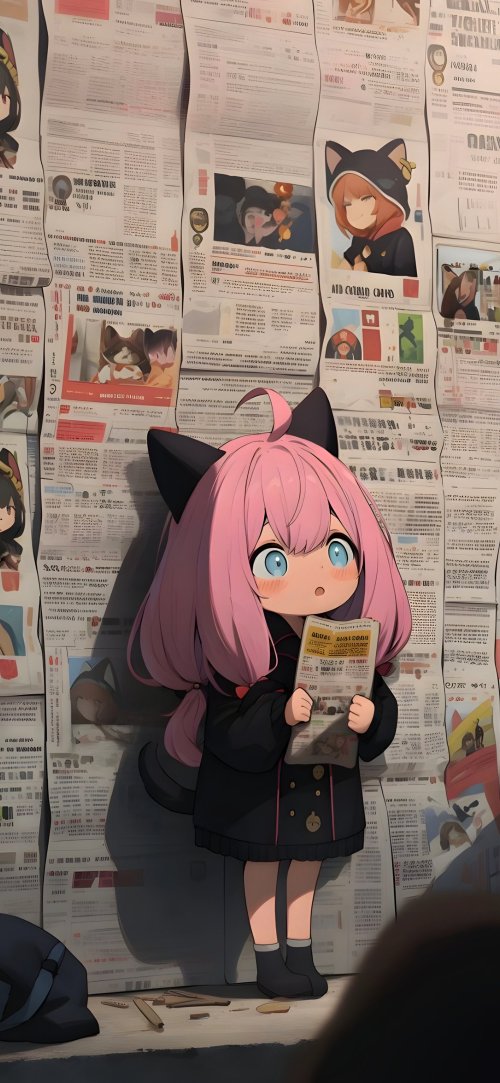 Anya Forger Newspaper Wallpaper - Related Tablet wallpaper