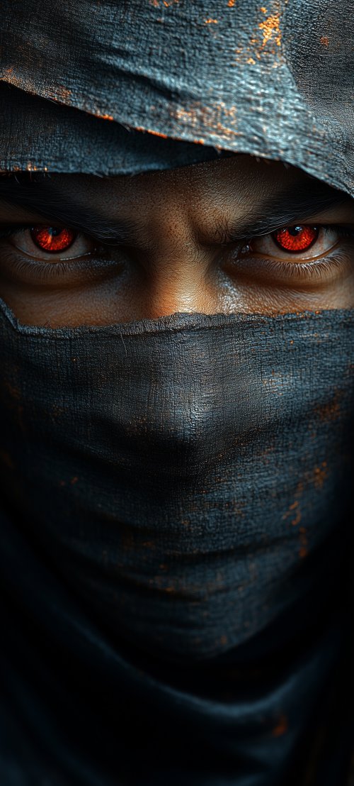 Mysterious Ninja Red Eyes - Related OpersCraft wallpaper