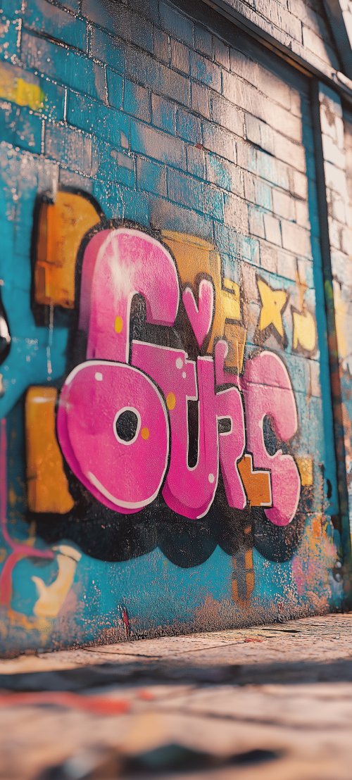 Vibrant Urban Graffiti Wall - graffiti Wallpaper