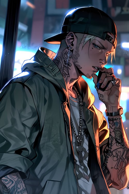 Cool Tattooed Streetwear Guy - Related OpersCraft wallpaper