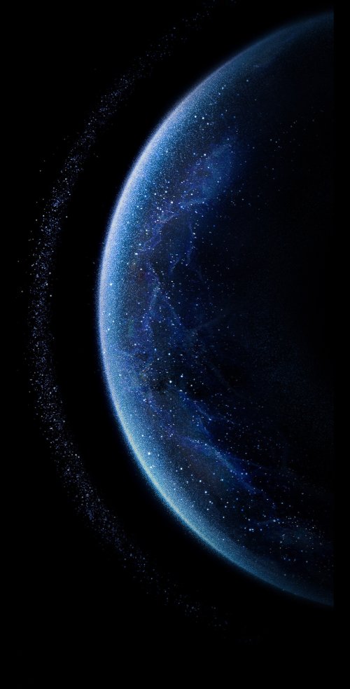 Glowing Blue Planet Ring - Related StockWalls wallpaper