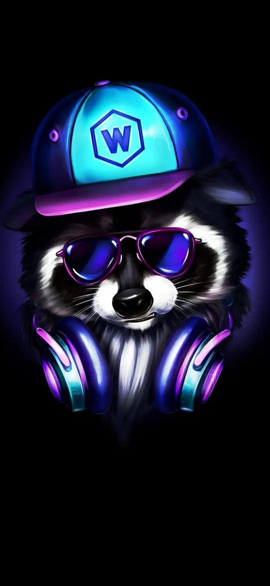 Cool Raccoon Wallpaper - animals Wallpaper