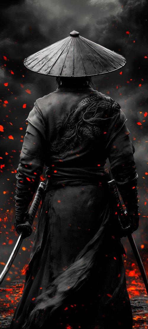 Dark Samurai Dragon Warrior - Related OpersCraft wallpaper