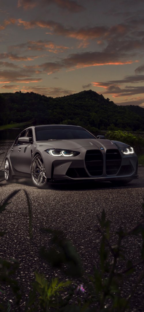 Grey BMW M3 Sunset - Related OpersCraft wallpaper