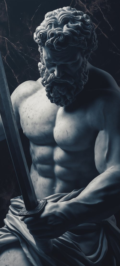 Warrior Marble Statue Wallpaper - Related OpersCraft wallpaper