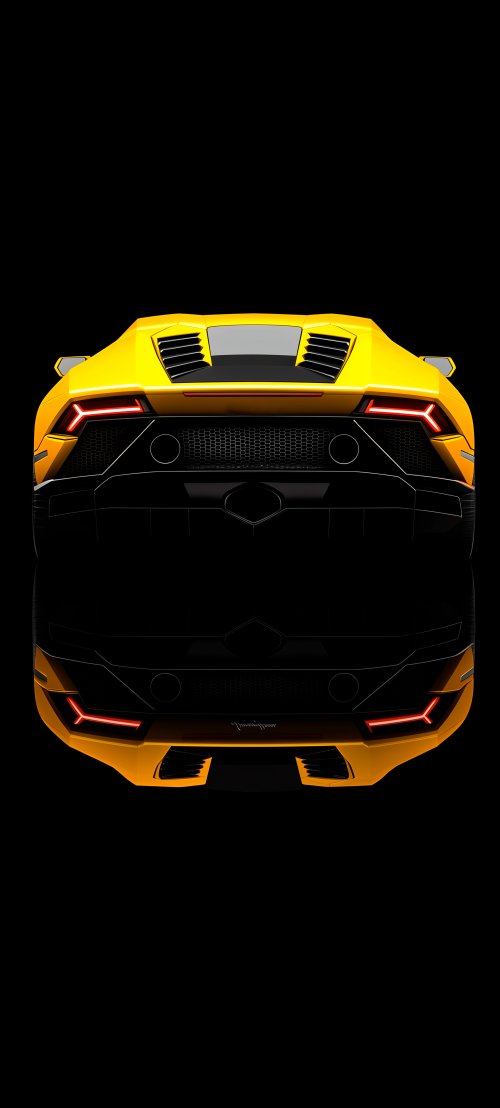 Yellow Lamborghini Rear View - Related OpersCraft wallpaper