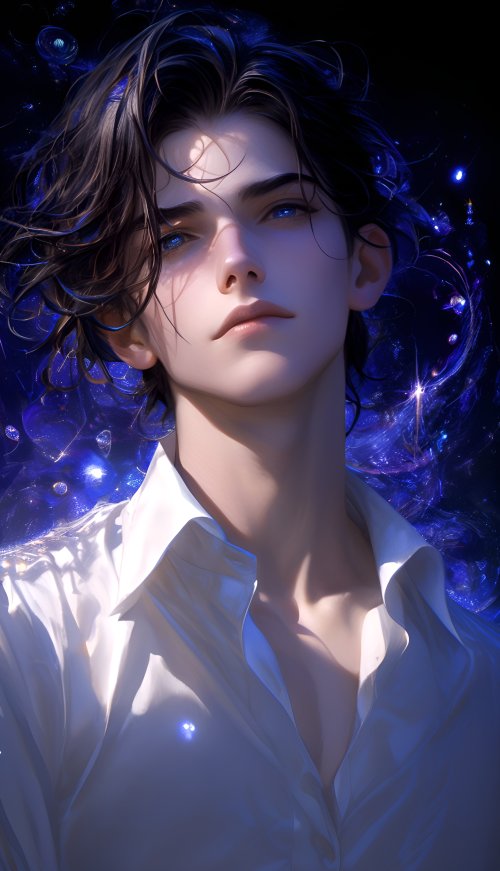 Ethereal Anime Boy Portrait - Related OpersCraft wallpaper