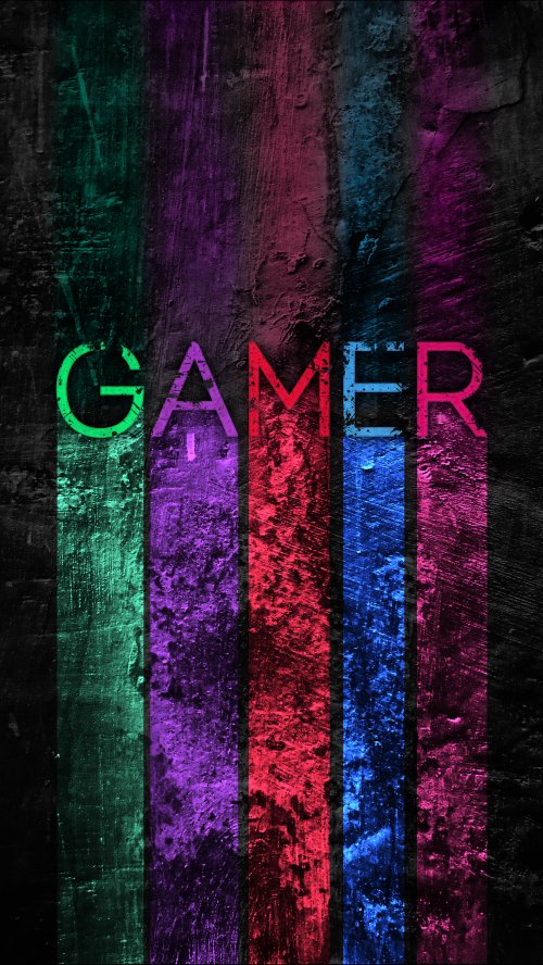 Neon Gamer Wall Art - gaming Wallpaper