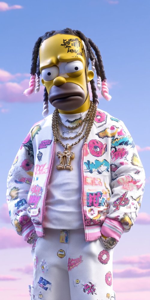 Homer Simpson Rapper Style - Related OpersCraft wallpaper