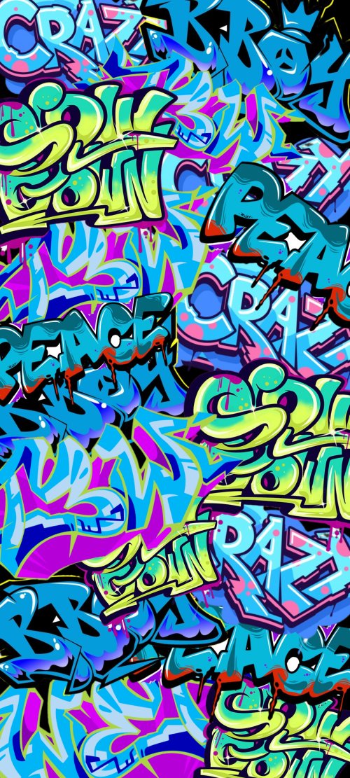 Vibrant Urban Graffiti Art - graffiti Wallpaper