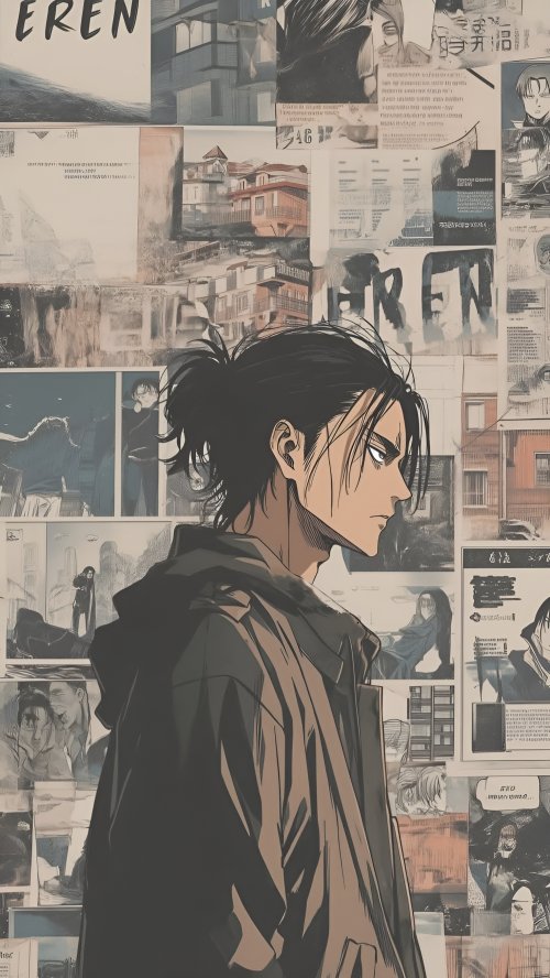 Eren Yeager Anime Collage - Related OpersCraft wallpaper