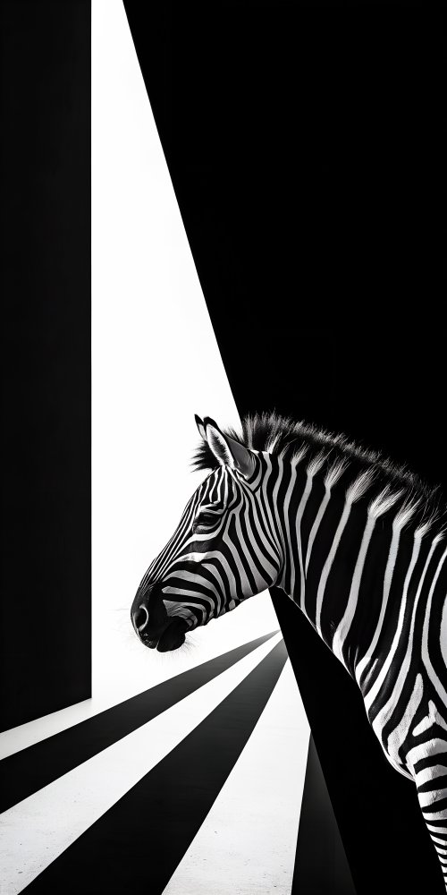 Minimalist Zebra Stripe Art - Related StockWalls wallpaper