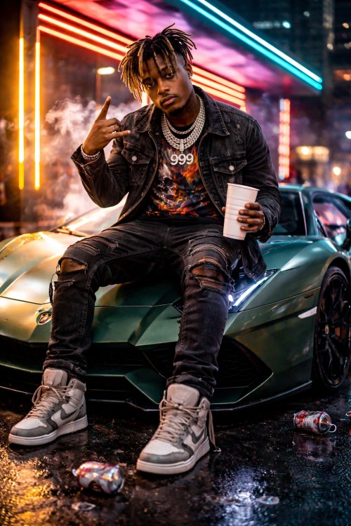 Juice WRLD Neon Vibes