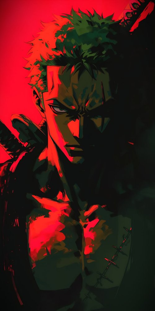 Roronoa Zoro Red Portrait - Related OpersCraft wallpaper