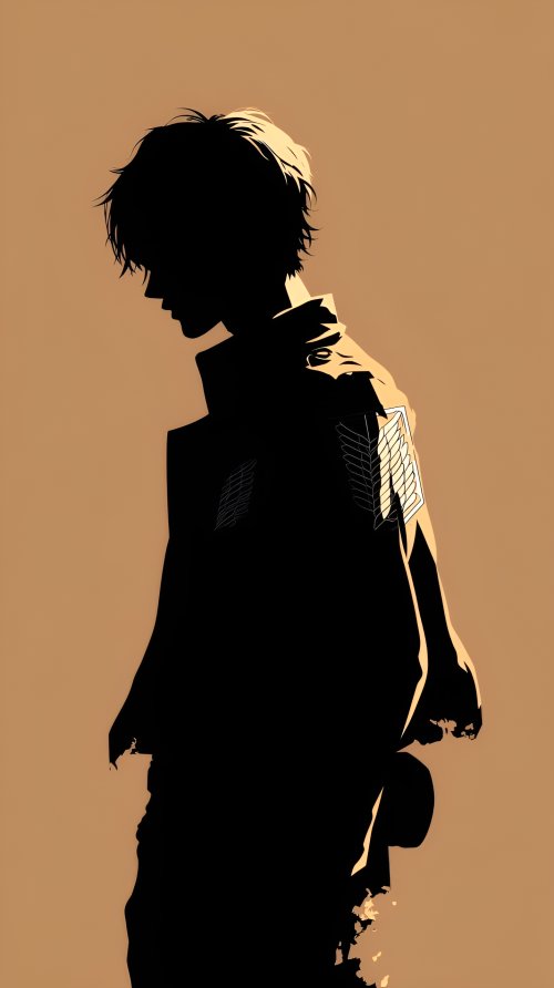 Eren Yeager Silhouette Wallpaper - anime Wallpaper