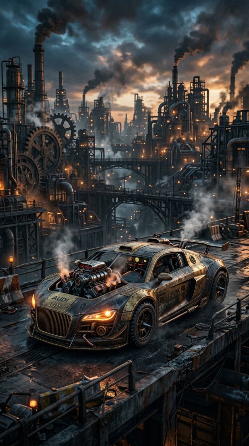 Steampunk Audi Industrial City - audi Wallpaper