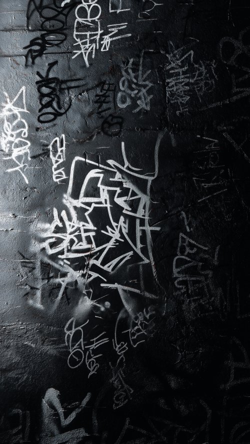 Dark Street Graffiti Wall - graffiti Wallpaper