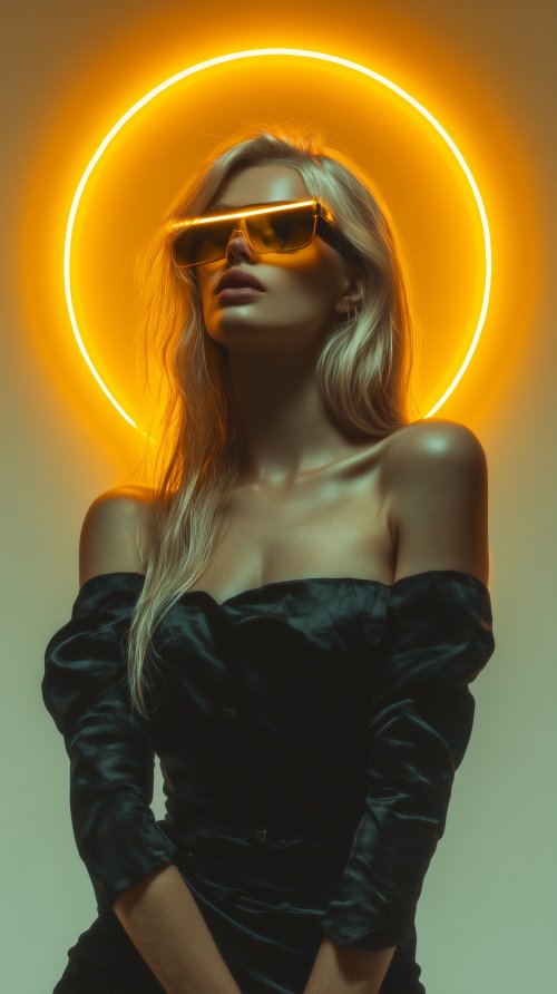 Neon Halo Portrait - Related OpersCraft wallpaper