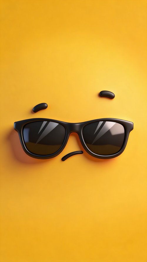Cool Emoji Sunglasses Face - emoji Wallpaper