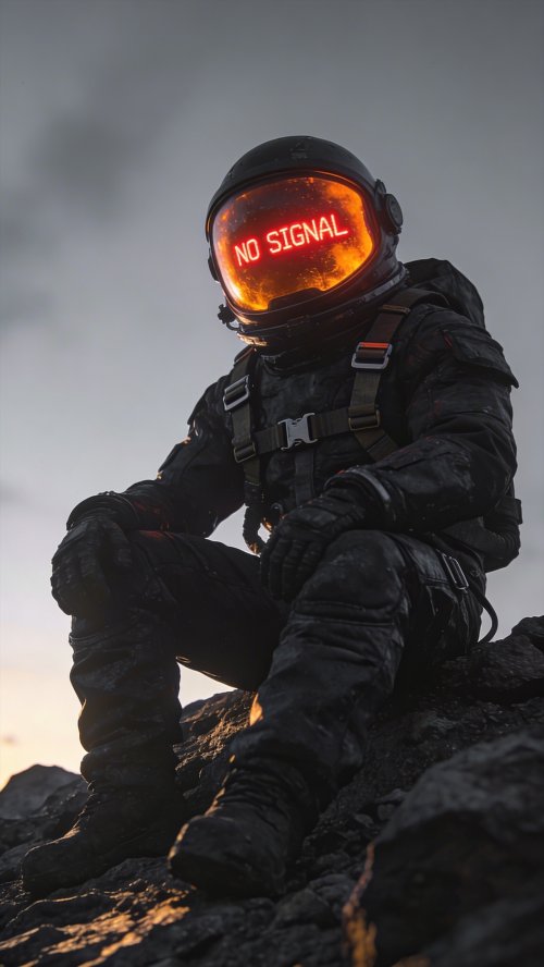 No Signal Astronaut Wallpaper - Related OpersCraft wallpaper