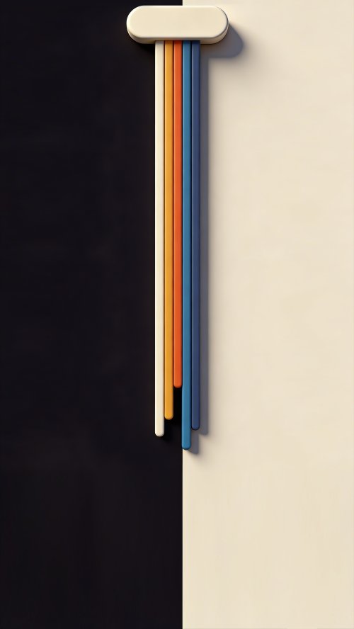Minimalist Colorful Vertical Lines - Related StockWalls wallpaper
