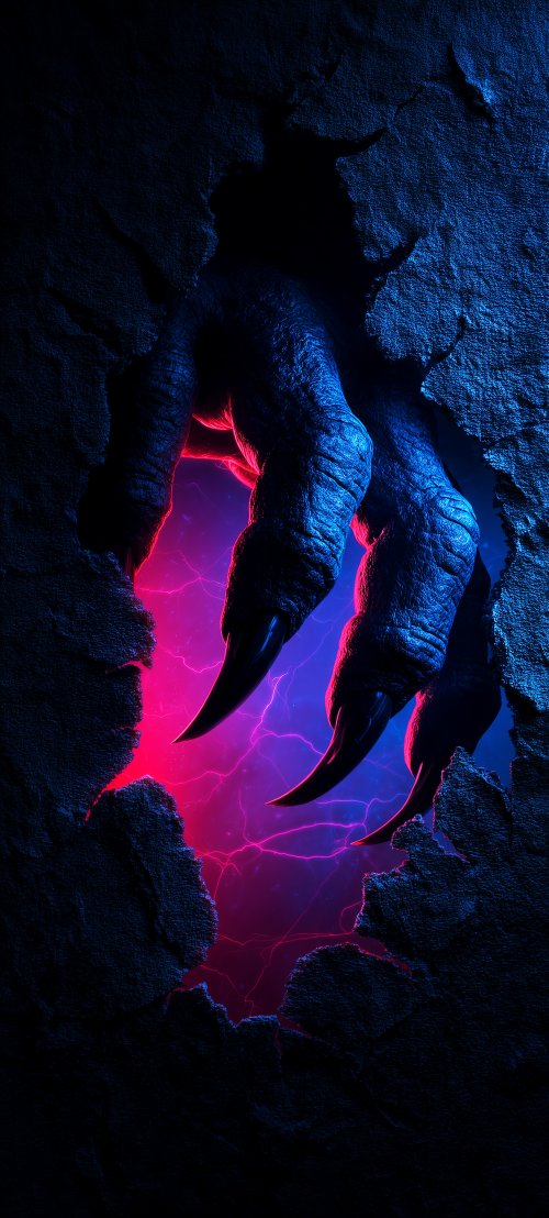 Monster Claw Breaking Through - Related OpersCraft wallpaper