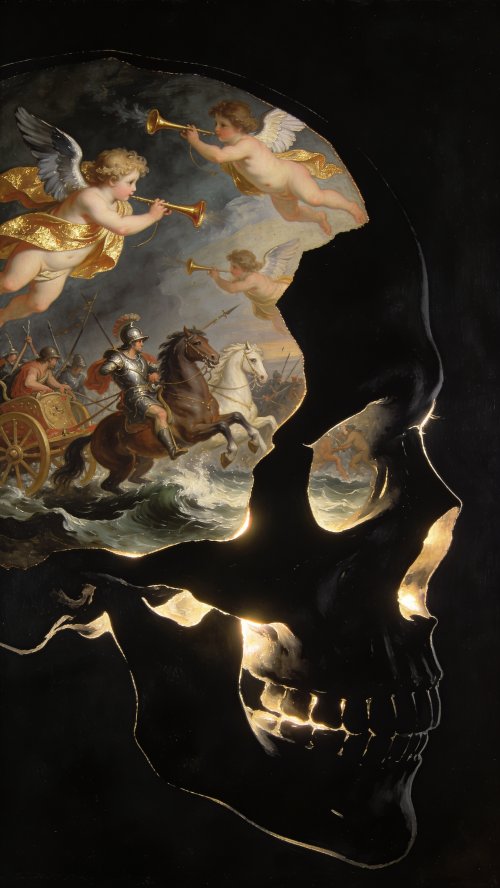 Surreal Skull Art Wallpaper - Related OpersCraft wallpaper