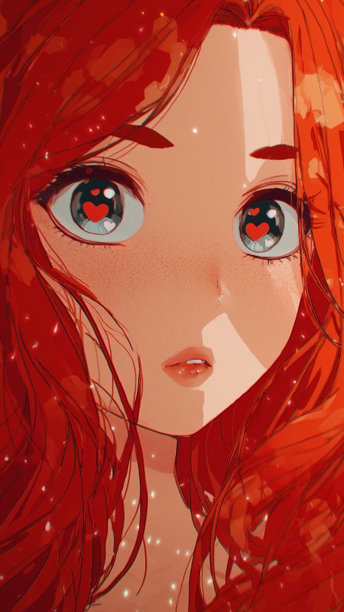 Anime Girl Heart Eyes - Related OpersCraft wallpaper