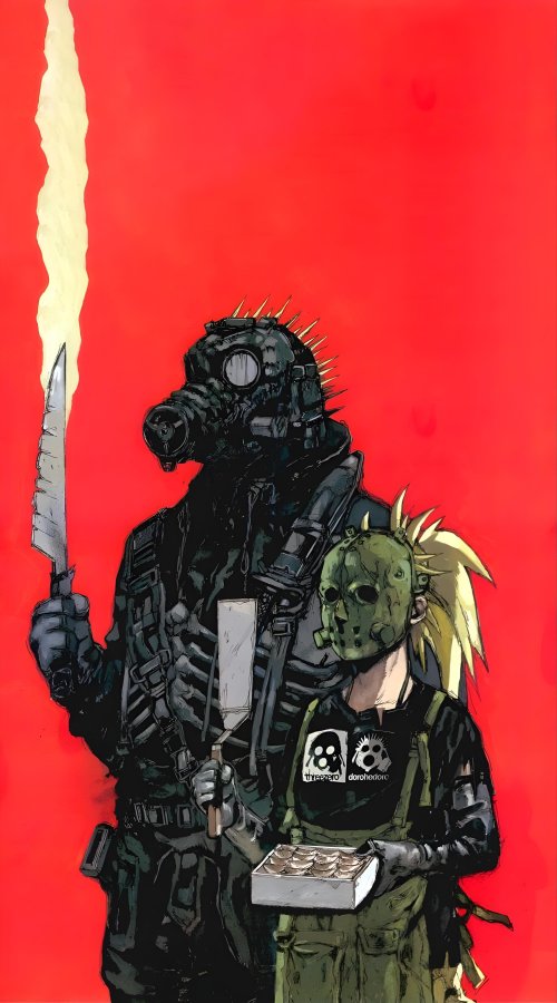 Dorohedoro Caiman and Nikaido - Related OpersCraft wallpaper
