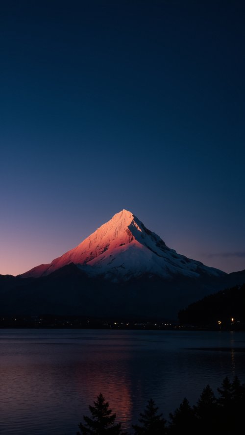 Sunset Over Snowy Peak - Related StockWalls wallpaper